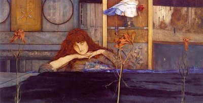 I Lock My Door Upon Myself by Fernand Khnopff